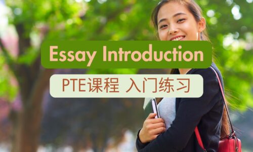 Essay Introduction 入门练习